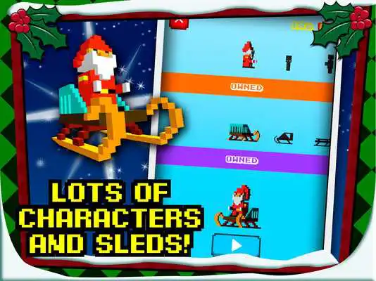Play Santas Slalom