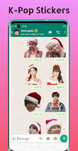 Play Santa Xmas - Animated Stickers as an online game Santa Xmas - Animated Stickers with UptoPlay