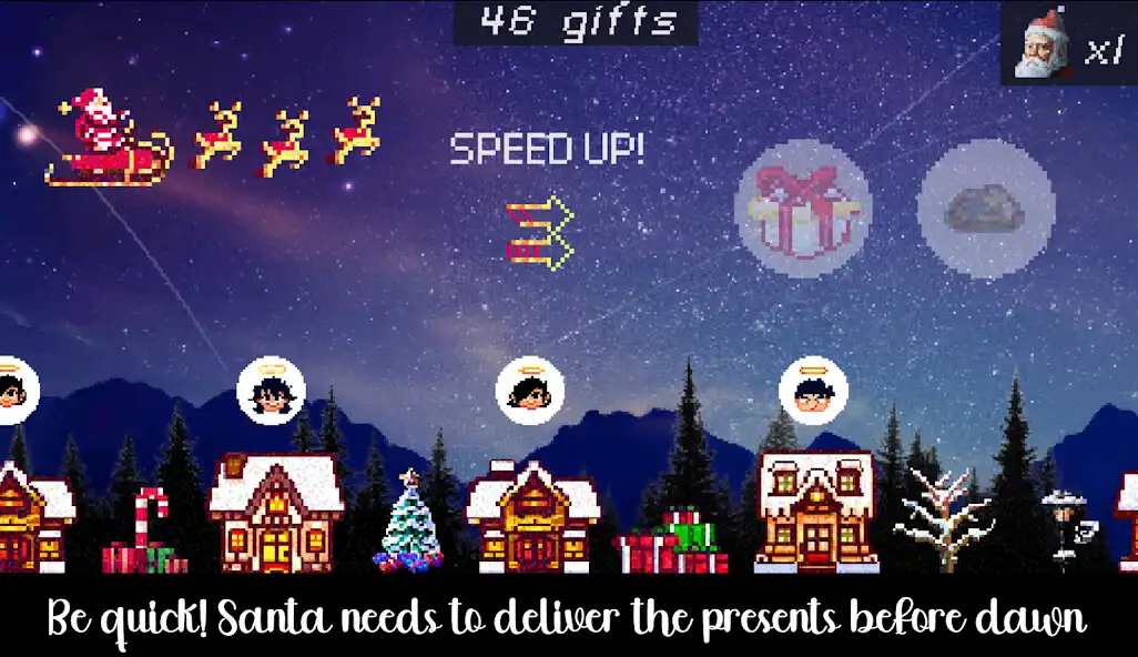 Play Santa Xmas Quest: Gift or Coal as an online game Santa Xmas Quest: Gift or Coal with UptoPlay
