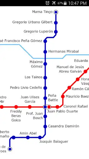 Play Santo Domingo Metro Map as an online game Santo Domingo Metro Map with UptoPlay