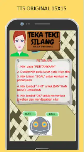 Play SANTUY: Teka Teki Silang+ Aneka Game Kata as an online game SANTUY: Teka Teki Silang+ Aneka Game Kata with UptoPlay