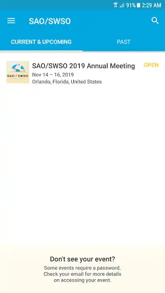 Play SAO/SWSO Annual Meeting as an online game SAO/SWSO Annual Meeting with UptoPlay
