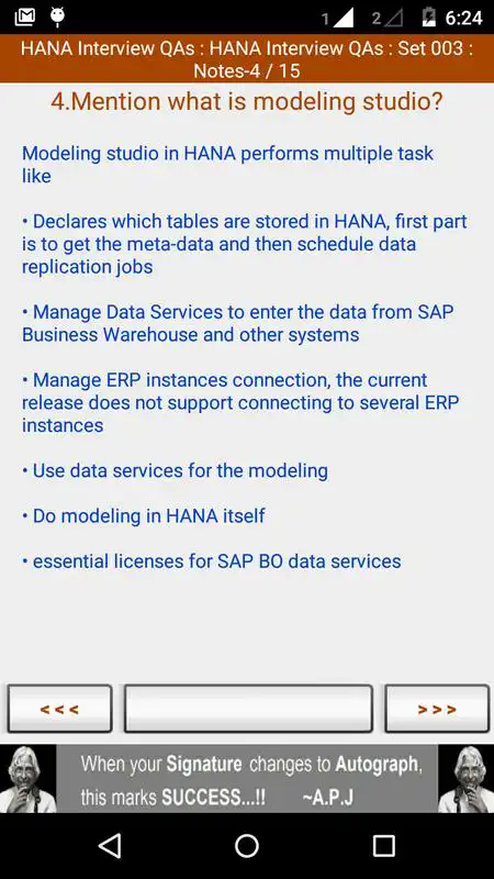 Play SAP HANA Interview Reference