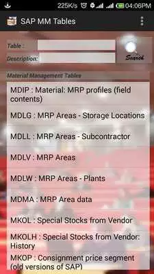 Play SAP MM Tables with Fields