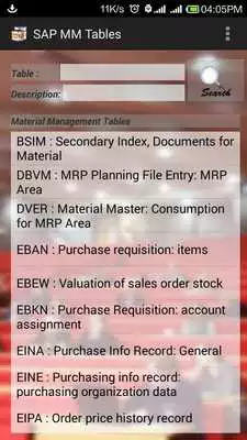 Play SAP MM Tables with Fields