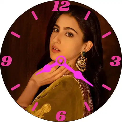 Play Sara Ali Khan Clock WAllpapers APK