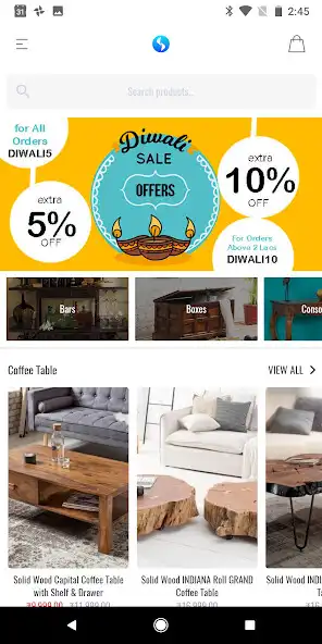 Play APK Saraf Furniture  and enjoy Saraf Furniture with UptoPlay co.tapcart.app.id_c6aPCt7GIc