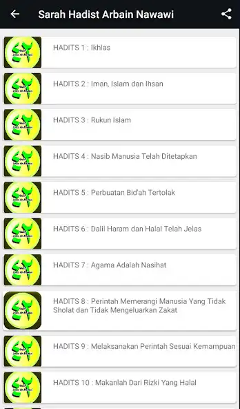 Play Sarah Hadist Arbain Nawawi as an online game Sarah Hadist Arbain Nawawi with UptoPlay