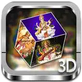 Free play online Saraswati 3D cube Live WP APK
