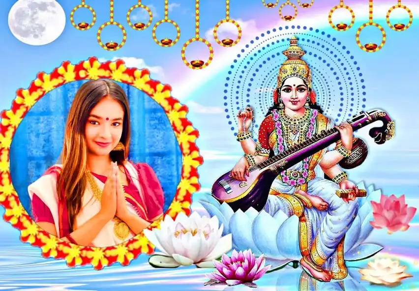 Play Saraswati Puja Photo Frame  and enjoy Saraswati Puja Photo Frame with UptoPlay