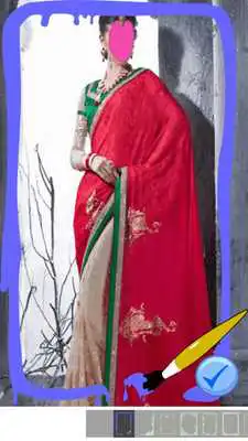 Play Saree photo frames 2018