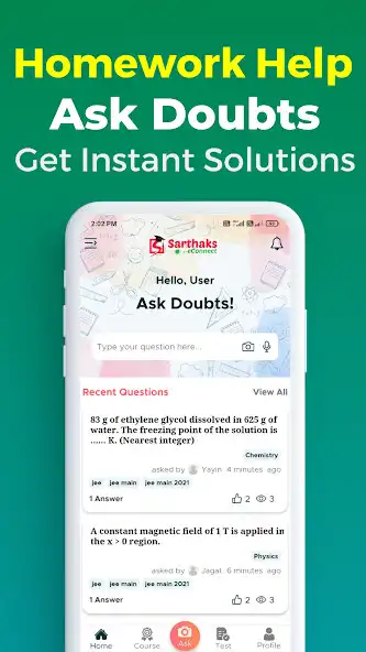 Play Sarthaks: JEE/NEET, Class 7-12  and enjoy Sarthaks: JEE/NEET, Class 7-12 with UptoPlay