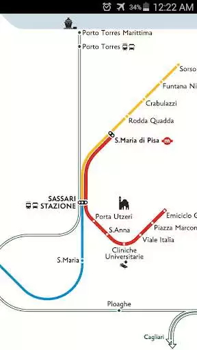Play Sassari Metro Map