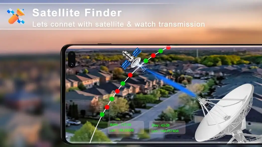 Play Satfinder AR TV Dish pointer  and enjoy Satfinder AR TV Dish pointer with UptoPlay