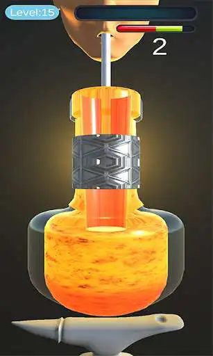 Play Satisfying Glass Blowing Game! ASMR Blower Art 3D as an online game Satisfying Glass Blowing Game! ASMR Blower Art 3D with UptoPlay