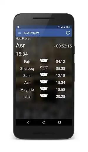 Play Saudi Arabia KSA Prayer Times as an online game Saudi Arabia KSA Prayer Times with UptoPlay