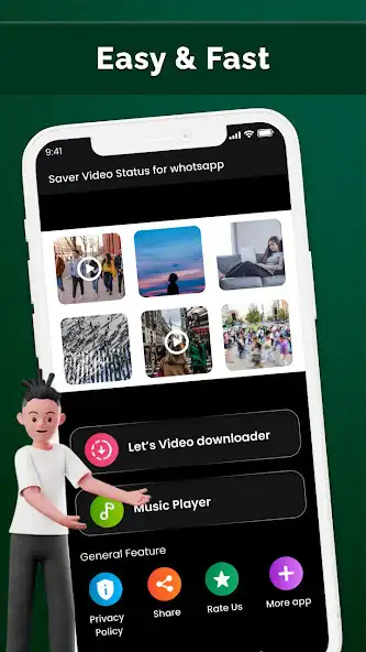 Play Saver Video Status For WA  and enjoy Saver Video Status For WA with UptoPlay