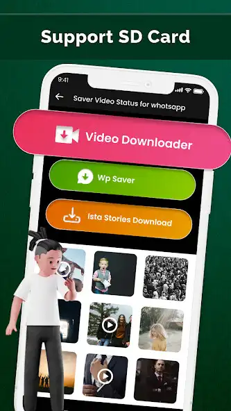 Play Saver Video Status For WA as an online game Saver Video Status For WA with UptoPlay