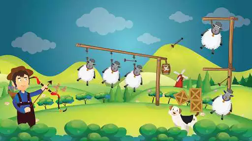 Play Save Sheep: Archery Master as an online game Save Sheep: Archery Master with UptoPlay