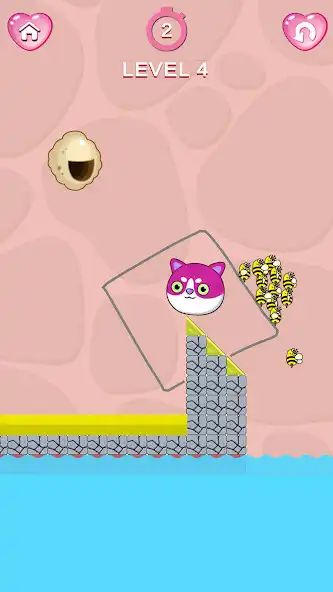 Play Save The Cat : Line Draw as an online game Save The Cat : Line Draw with UptoPlay
