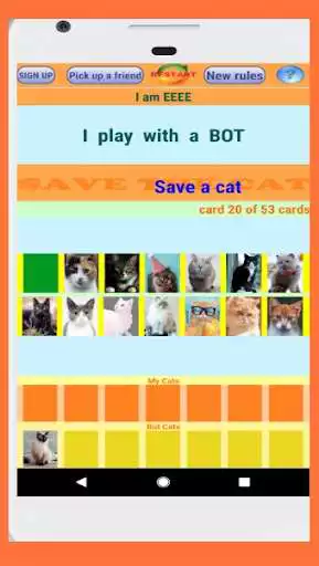 Play Save the CAT - make your rules as an online game Save the CAT - make your rules with UptoPlay