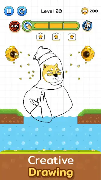 Play Save the Dog: Draw Line DOP  and enjoy Save the Dog: Draw Line DOP with UptoPlay