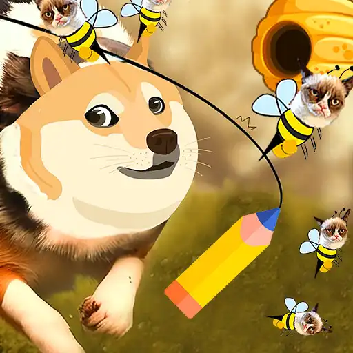 Play Save The Dog: Draw Meme APK