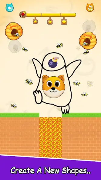 Play Save The Dog: Draw Puzzle  and enjoy Save The Dog: Draw Puzzle with UptoPlay