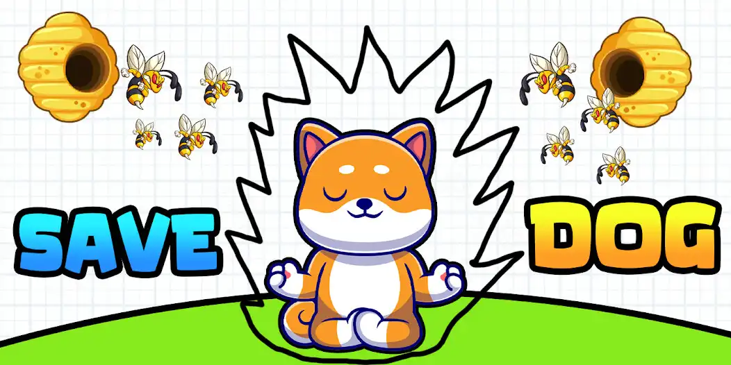 Play Save the Doge: Draw Puzzle  and enjoy Save the Doge: Draw Puzzle with UptoPlay