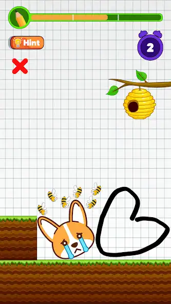 Play Save The Dog Game - Dog vs Bee  and enjoy Save The Dog Game - Dog vs Bee with UptoPlay