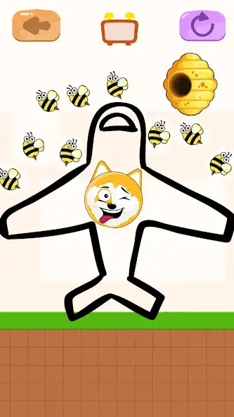 Play Save the Dog: Honey Bee Attack  and enjoy Save the Dog: Honey Bee Attack with UptoPlay