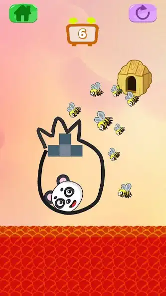 Play Save the Dog: Honey Bee Attack as an online game Save the Dog: Honey Bee Attack with UptoPlay