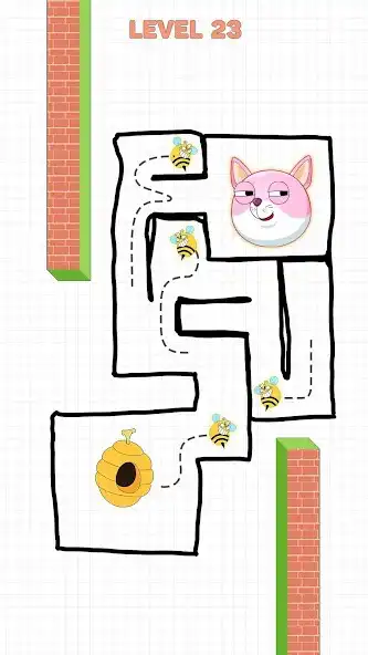 Play Save The Dogi 2 - Dog Bee Draw  and enjoy Save The Dogi 2 - Dog Bee Draw with UptoPlay