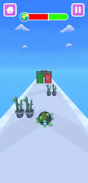 Play Save The Earth - 3D Rush Game as an online game Save The Earth - 3D Rush Game with UptoPlay
