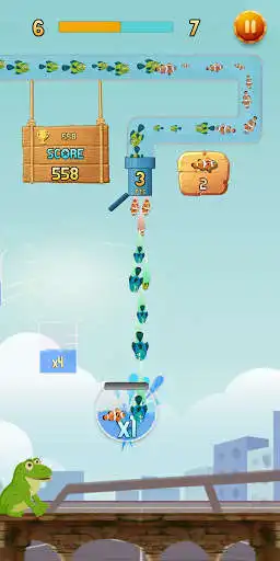 Play Save The Fish - Fishbone: Fishing Clash  and enjoy Save The Fish - Fishbone: Fishing Clash with UptoPlay