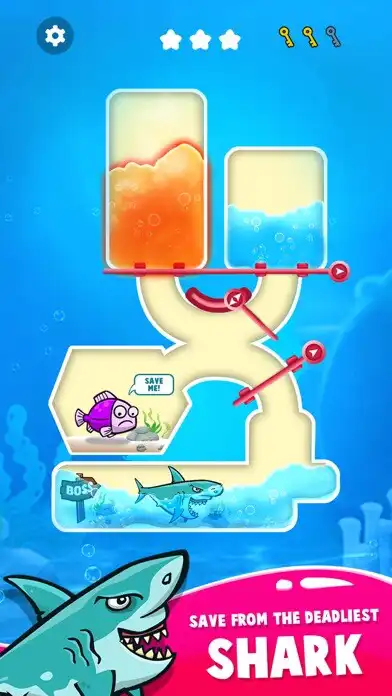 Play Save the Fish - Pull the Pin  and enjoy Save the Fish - Pull the Pin with UptoPlay
