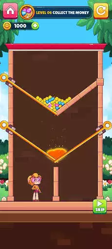 Play Save The Girl: Pull The Pin as an online game Save The Girl: Pull The Pin with UptoPlay