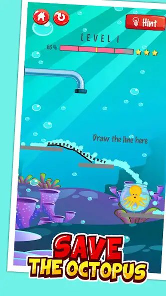 Play Save the octopus  and enjoy Save the octopus with UptoPlay
