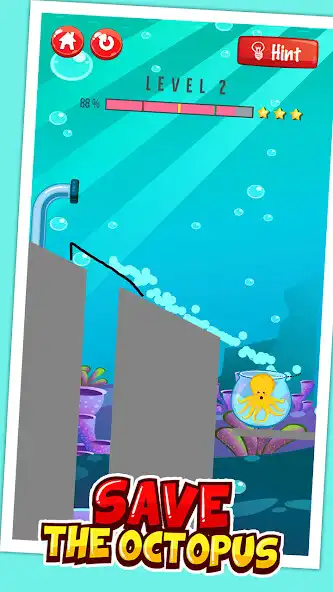 Play Save the octopus as an online game Save the octopus with UptoPlay