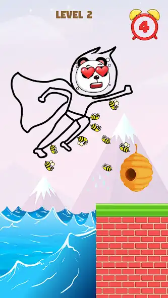 Play Save the Panda: Draw to Save as an online game Save the Panda: Draw to Save with UptoPlay