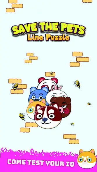 Play Save the Pets - Line Puzzle  and enjoy Save the Pets - Line Puzzle with UptoPlay