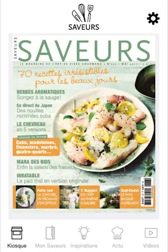 Play Saveurs magazine - recettes gourmandes et faciles  and enjoy Saveurs magazine - recettes gourmandes et faciles with UptoPlay