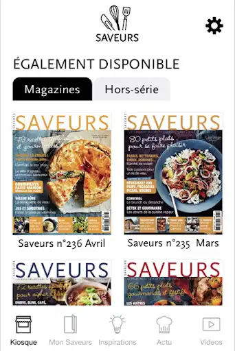 Play Saveurs magazine - recettes gourmandes et faciles as an online game Saveurs magazine - recettes gourmandes et faciles with UptoPlay