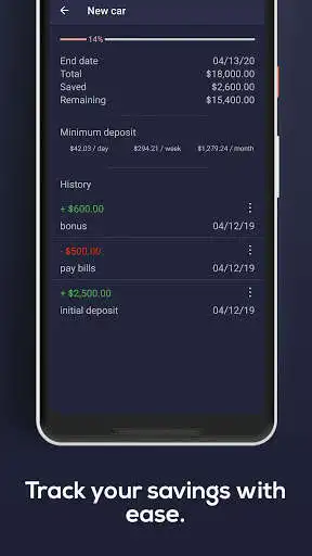 Play Savings Tracker as an online game Savings Tracker with UptoPlay