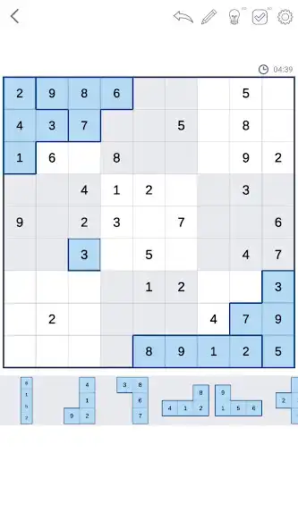 Play Sawdoku - Sudoku Block Puzzle as an online game Sawdoku - Sudoku Block Puzzle with UptoPlay