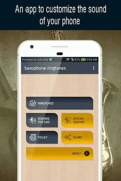 Play saxophone ringtones for phone  and enjoy saxophone ringtones for phone with UptoPlay