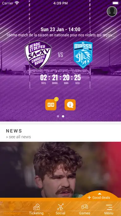 Play SA XV Charente Rugby  and enjoy SA XV Charente Rugby with UptoPlay