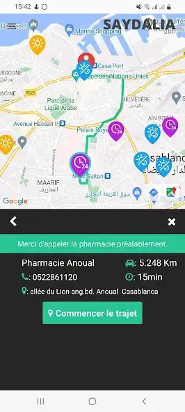 Play Saydalia - Pharmacies de garde as an online game Saydalia - Pharmacies de garde with UptoPlay