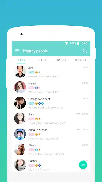 Play SayHi Chat Meet Dating People  and enjoy SayHi Chat Meet Dating People with UptoPlay