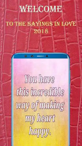 Play Sayings in Love 2018  and enjoy Sayings in Love 2018 with UptoPlay